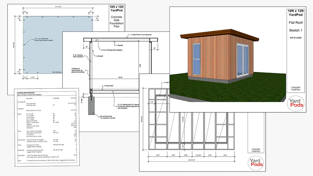 YardPod Construction Drawings