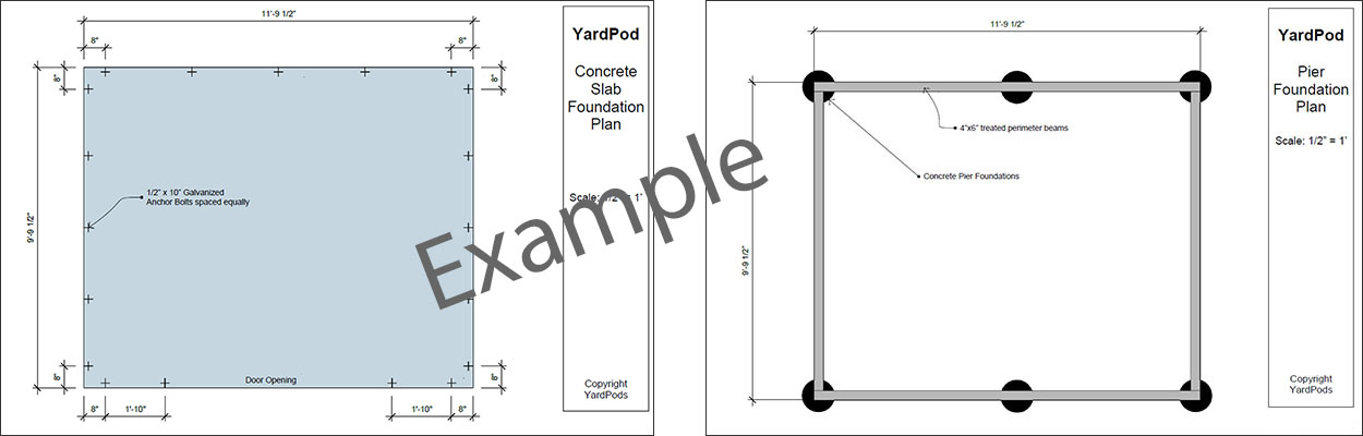 YardPod Construction Drawings