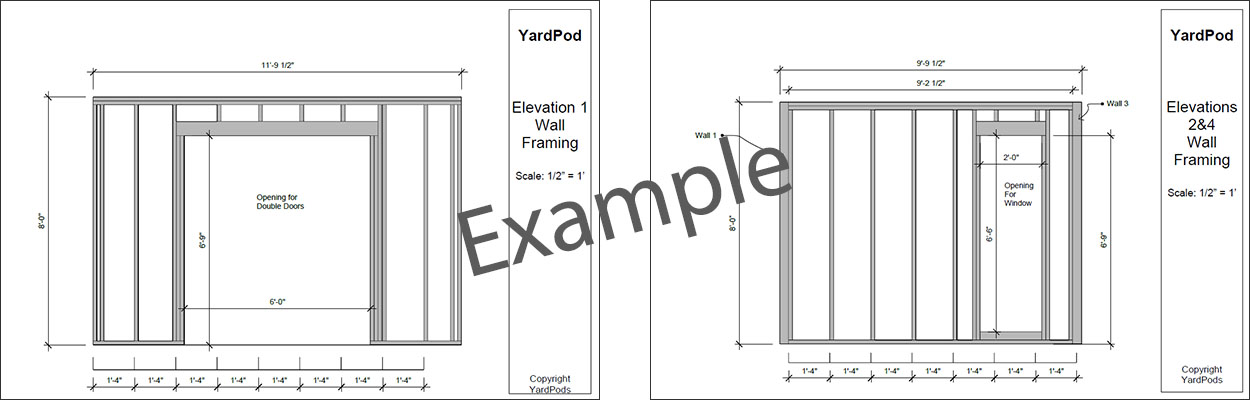 YardPod Construction Drawings